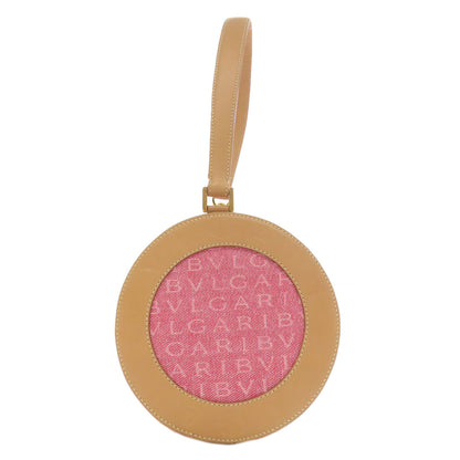 BVLGARI Logo mania Handbag Canvas LeatherLadies [Used]