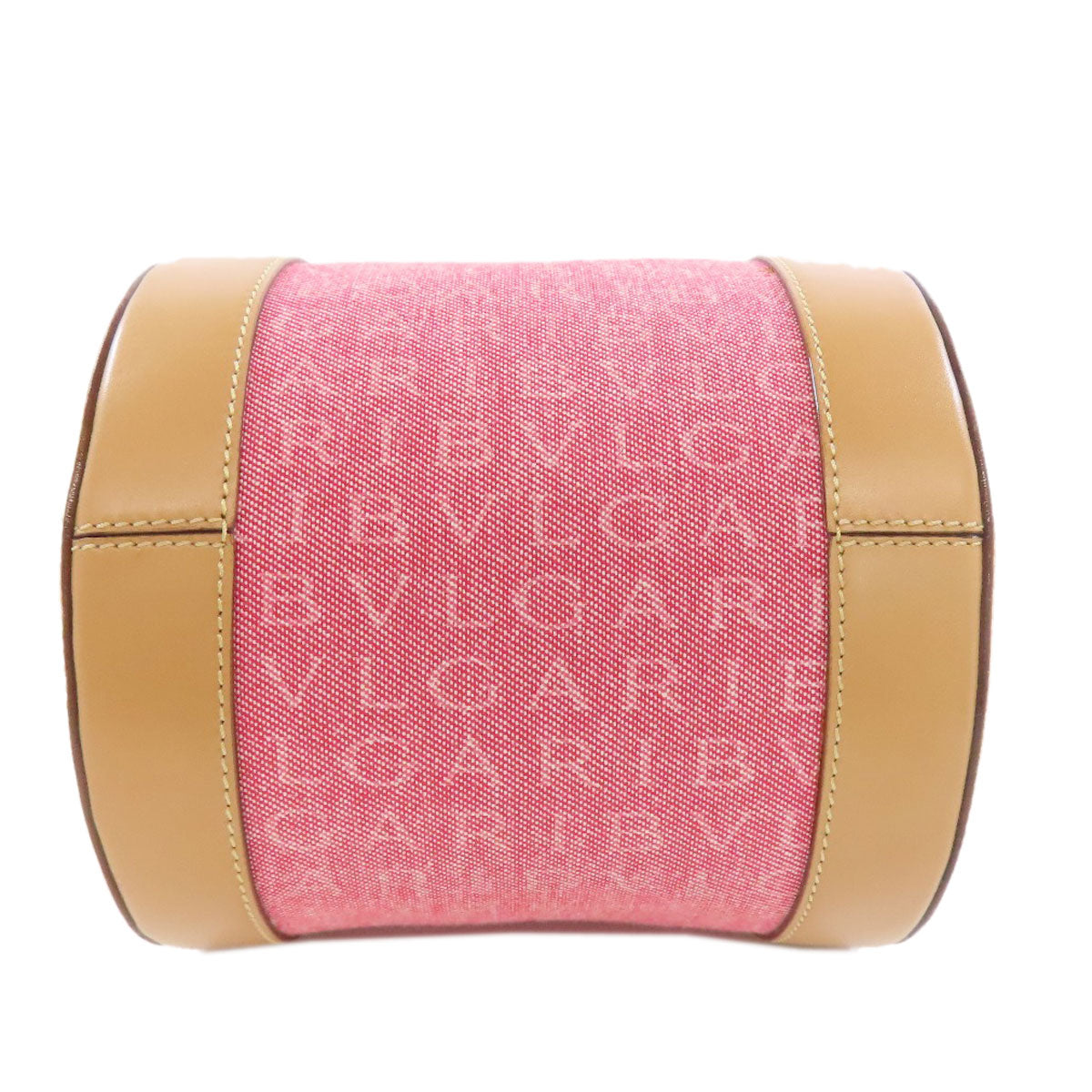 BVLGARI Logo mania Handbag Canvas LeatherLadies [Used]