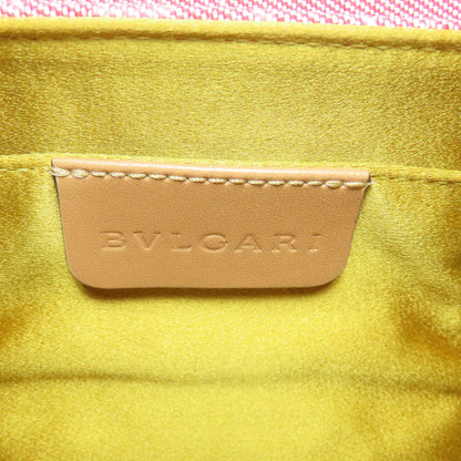 BVLGARI Logo mania Handbag Canvas LeatherLadies [Used]