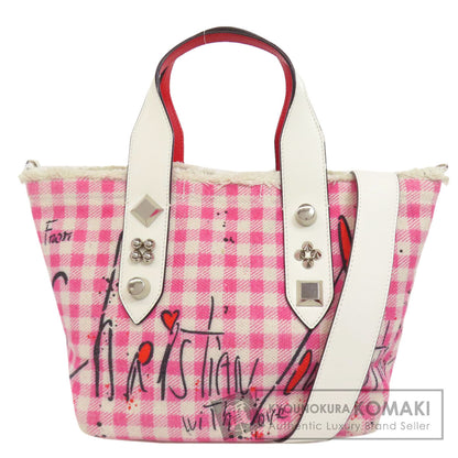 Christian Louboutin Flange bus 2WAY Handbag Canvas Ladies [Used]