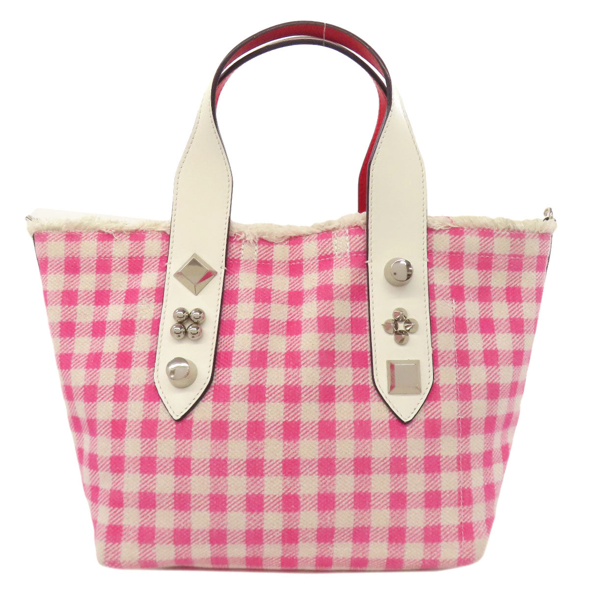 Christian Louboutin Flange bus 2WAY Handbag Canvas Ladies [Used]