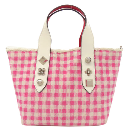 Christian Louboutin Flange bus 2WAY Handbag Canvas Ladies [Used]