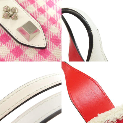 Christian Louboutin Flange bus 2WAY Handbag Canvas Ladies [Used]