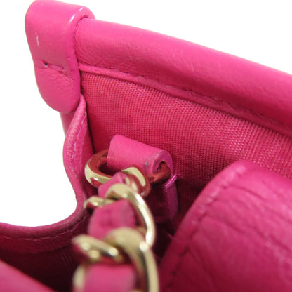 CHANEL ChainShoulder GoldHardware Shoulder Bag Plastics Tweed x CalfskinLadies [Used]