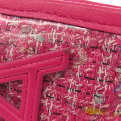 CHANEL ChainShoulder GoldHardware Shoulder Bag Plastics Tweed x CalfskinLadies [Used]