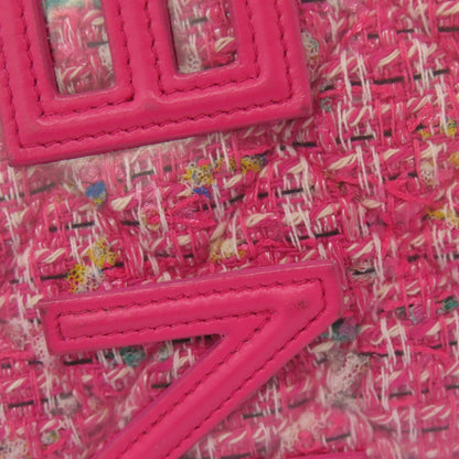 CHANEL ChainShoulder GoldHardware Shoulder Bag Plastics Tweed x CalfskinLadies [Used]