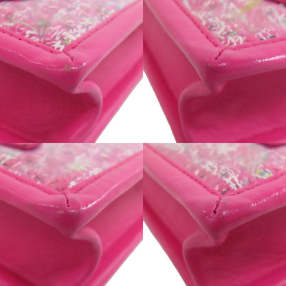 CHANEL ChainShoulder GoldHardware Shoulder Bag Plastics Tweed x CalfskinLadies [Used]