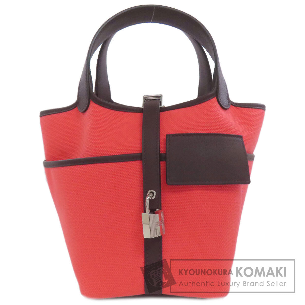 HERMES Picotin Lock PM SilverHardware Handbag Tower ash Ladies [Used]