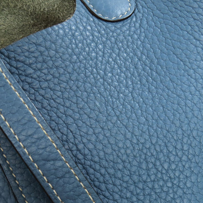 HERMES   Picotin Lock PM Blue Jean SilverHardware Handbag  Taurillon Clemence Ladies [Used]