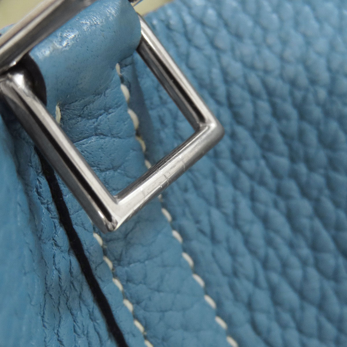 HERMES   Picotin Lock PM Blue Jean SilverHardware Handbag  Taurillon Clemence Ladies [Used]