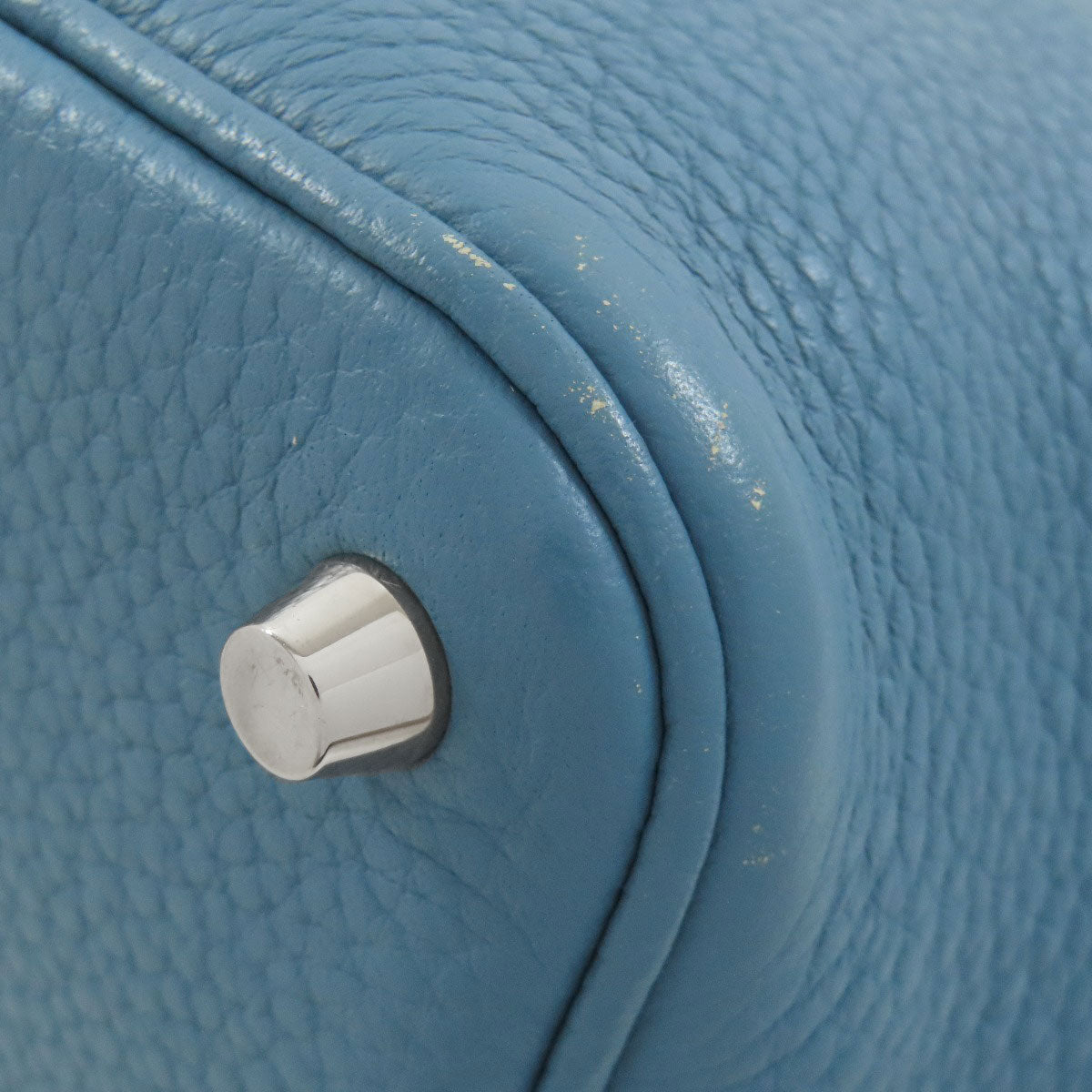 HERMES   Picotin Lock PM Blue Jean SilverHardware Handbag  Taurillon Clemence Ladies [Used]