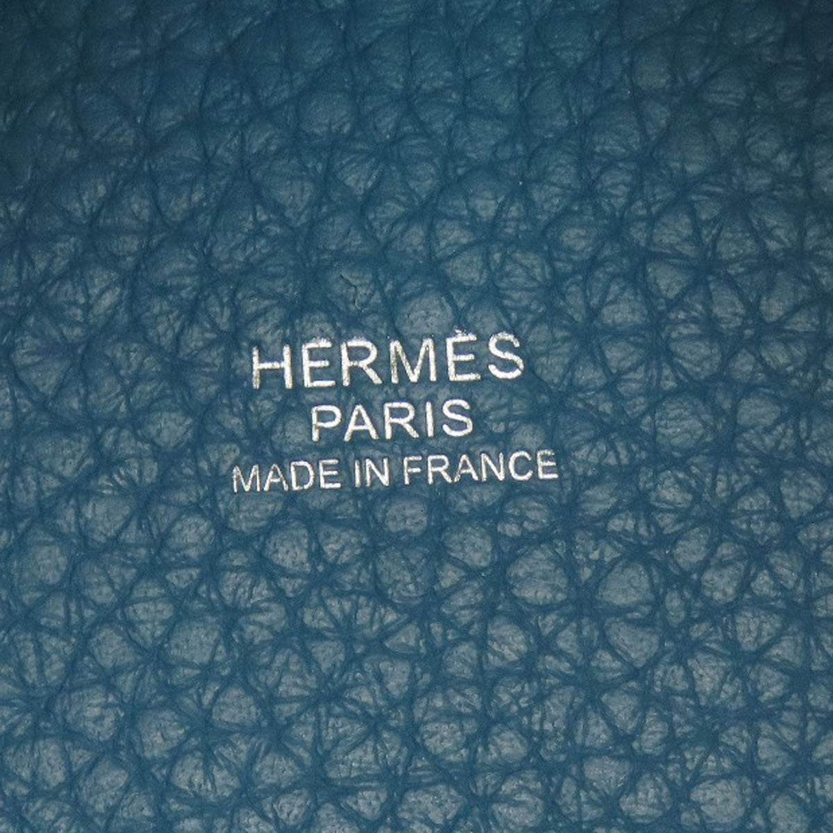 HERMES   Picotin Lock PM Blue Jean SilverHardware Handbag  Taurillon Clemence Ladies [Used]