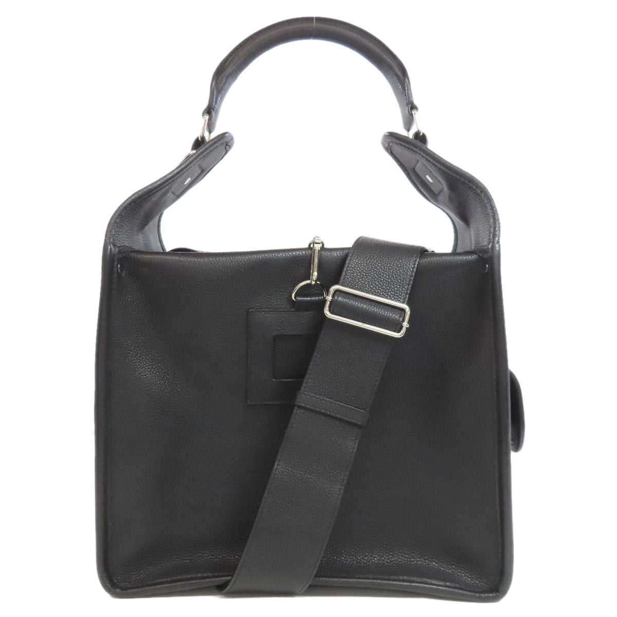 BALENCIAGA 443600 logo Handbag Leather Ladies [Used]