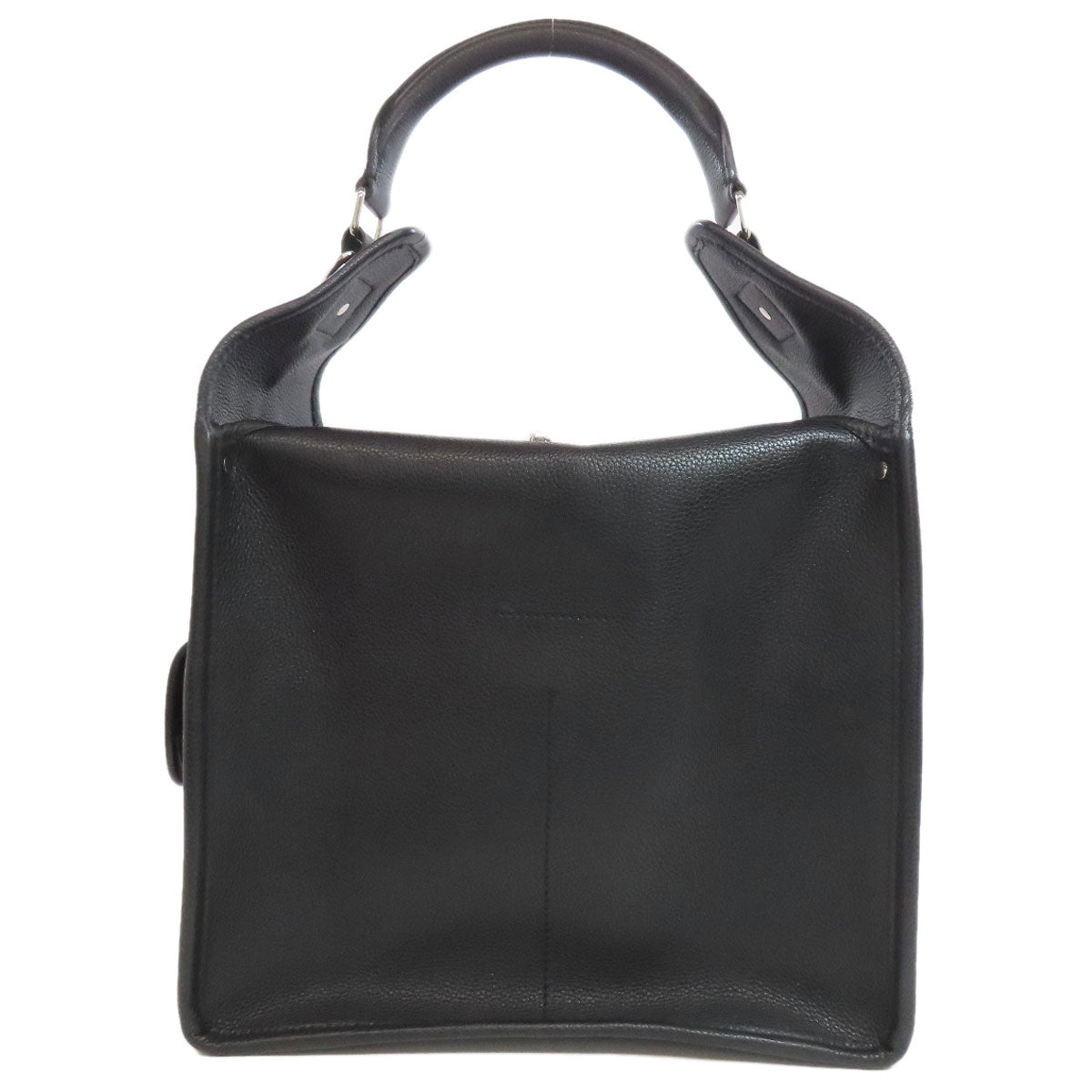 BALENCIAGA 443600 logo Handbag Leather Ladies [Used]