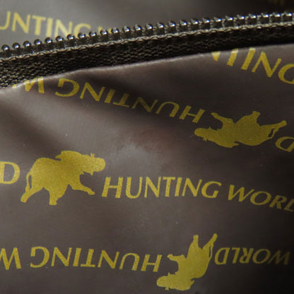 HUNTING WORLD logo Handbag Canvas Ladies [Used]