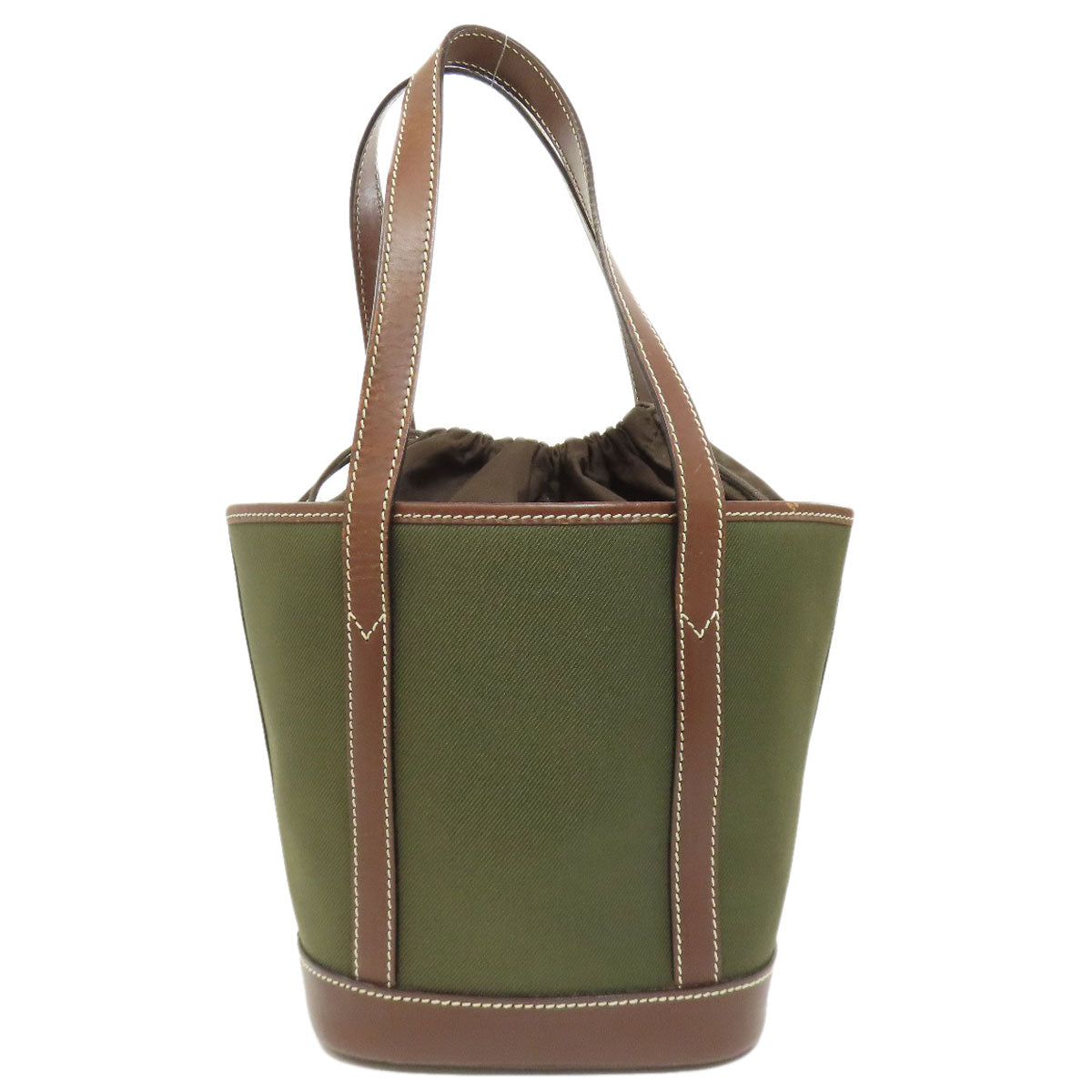 HUNTING WORLD logo Handbag Canvas Ladies [Used]