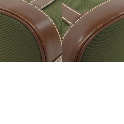 HUNTING WORLD logo Handbag Canvas Ladies [Used]