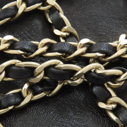 CHANEL ChainShoulder Pouch GoldHardware Accessory pouch Lambskin Ladies [Used]