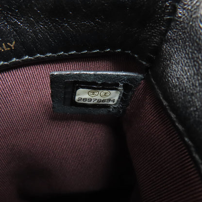 CHANEL ChainShoulder Pouch GoldHardware Accessory pouch Lambskin Ladies [Used]