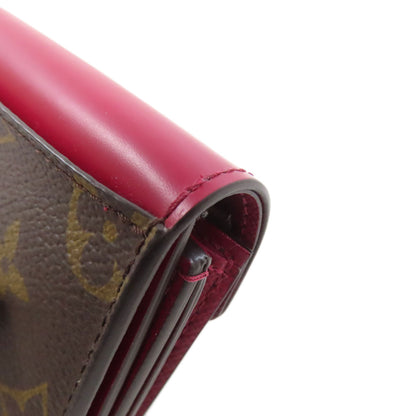 LOUIS VUITTON M62932 Portefeiulle Zoe Bifold Wallet with Coin Pocket Monogram canvas Ladies [Used]