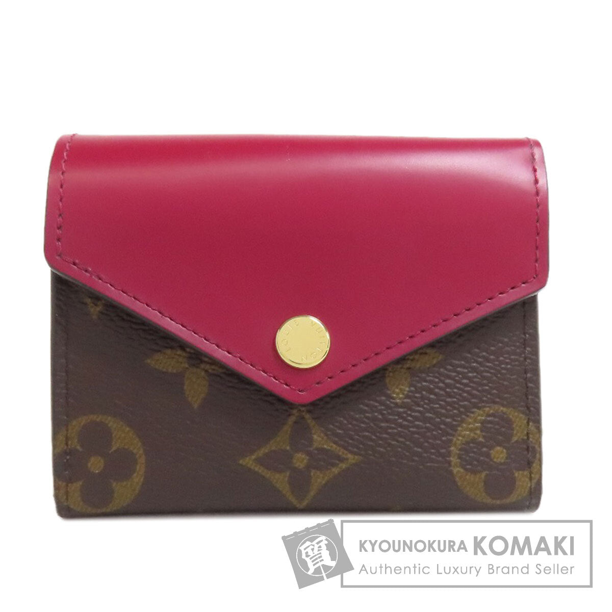 LOUIS VUITTON M62932 Portefeiulle Zoe Bifold Wallet with Coin Pocket Monogram canvas Ladies [Used]