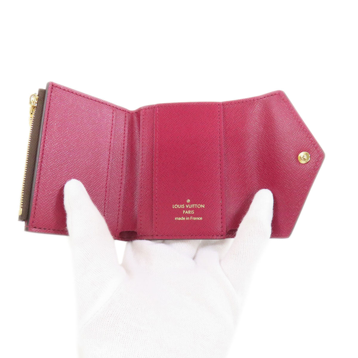 LOUIS VUITTON M62932 Portefeiulle Zoe Bifold Wallet with Coin Pocket Monogram canvas Ladies [Used]