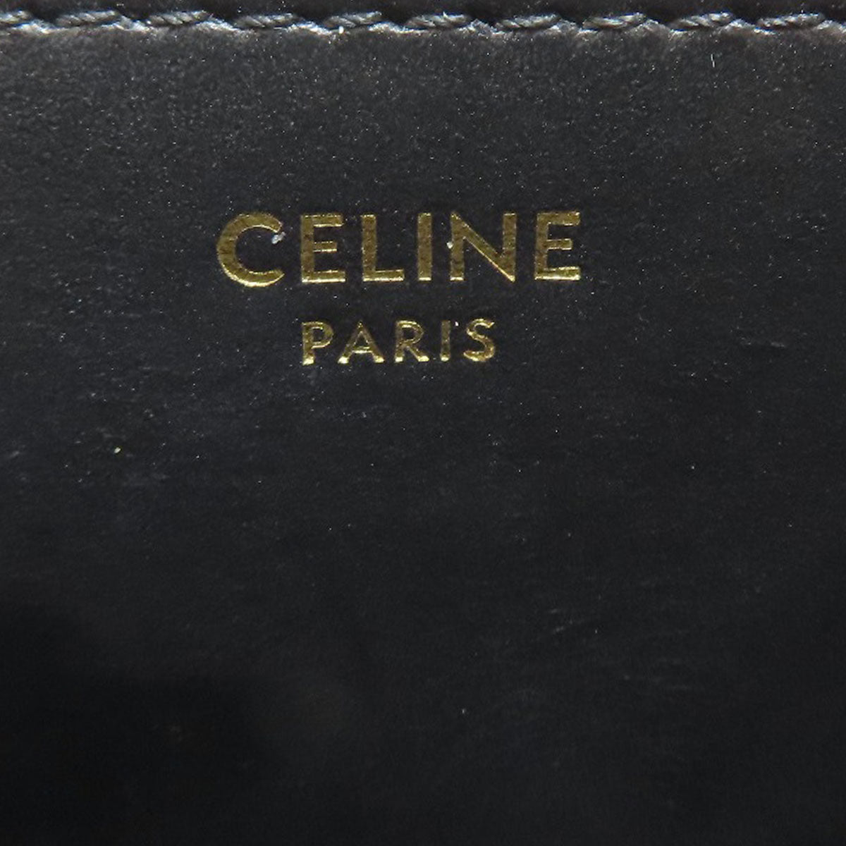 CELINE Triomphe coin purse Leather Ladies [Used]