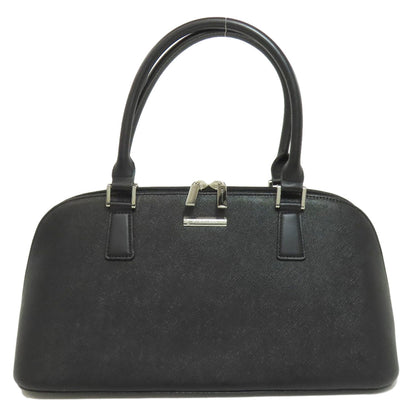 BURBERRY logo Handbag Leather Ladies [Used]