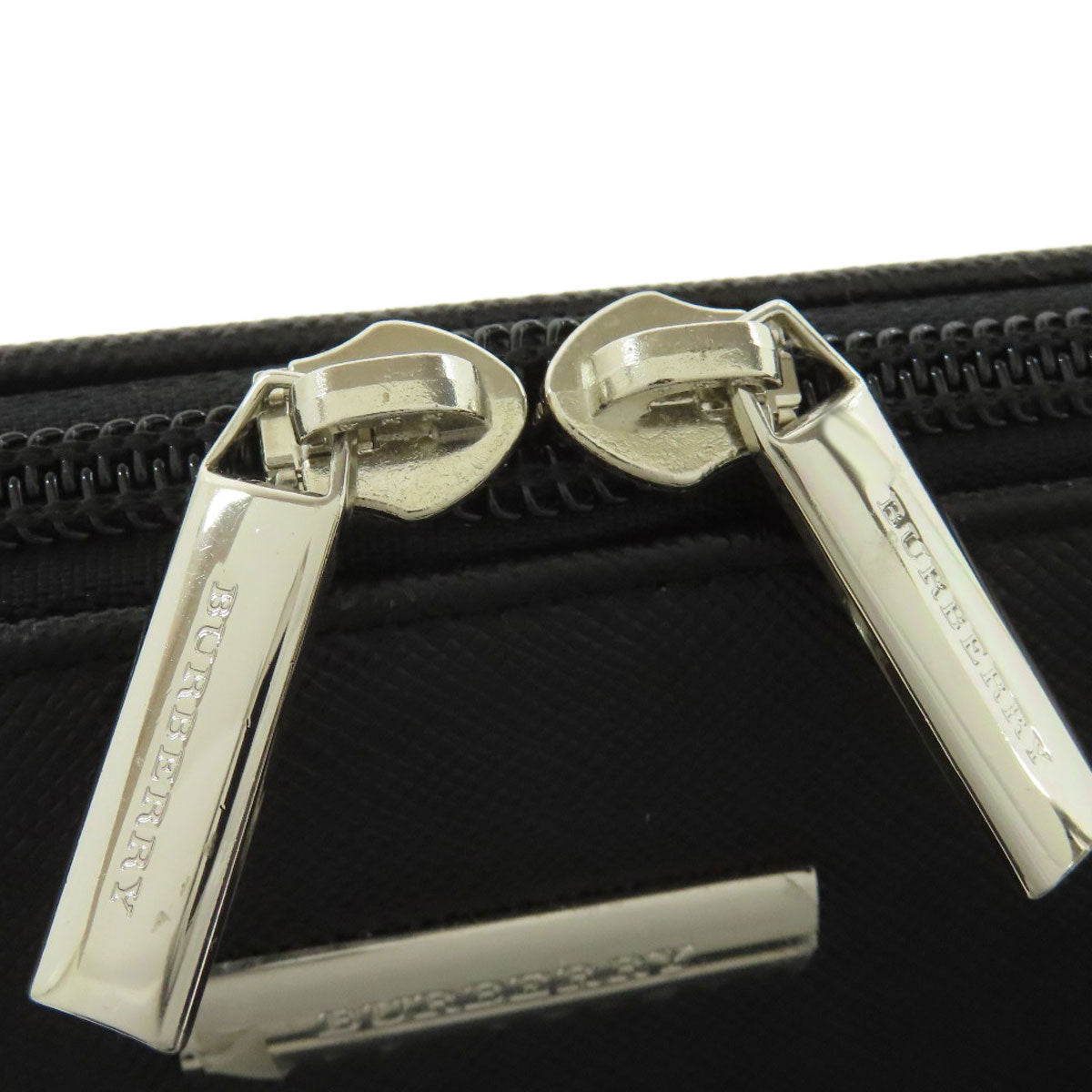 BURBERRY logo Handbag Leather Ladies [Used]