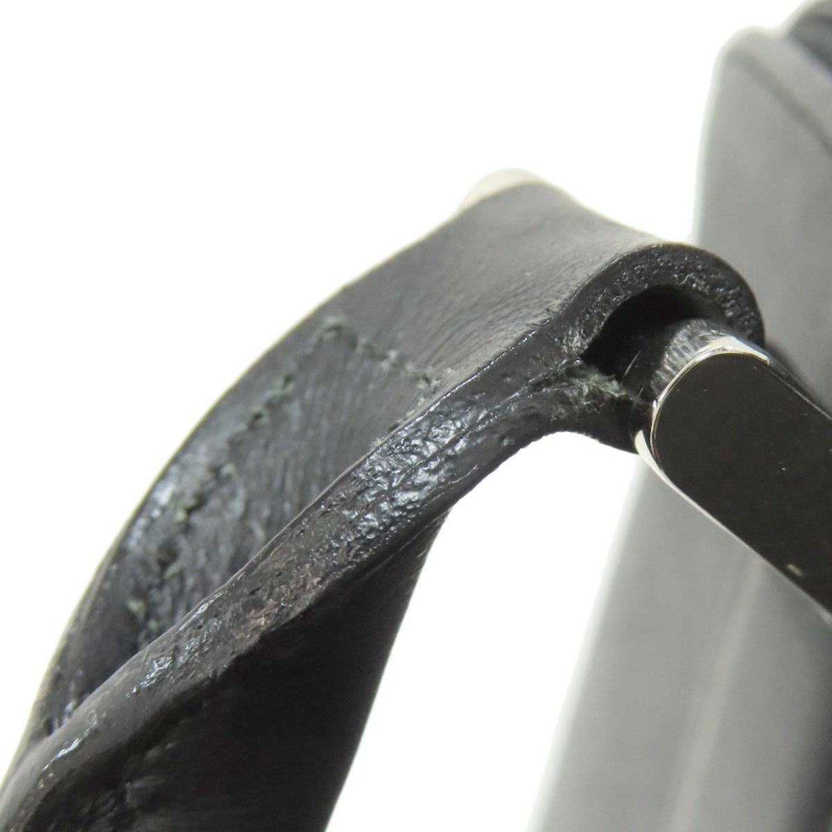 BURBERRY logo Handbag Leather Ladies [Used]