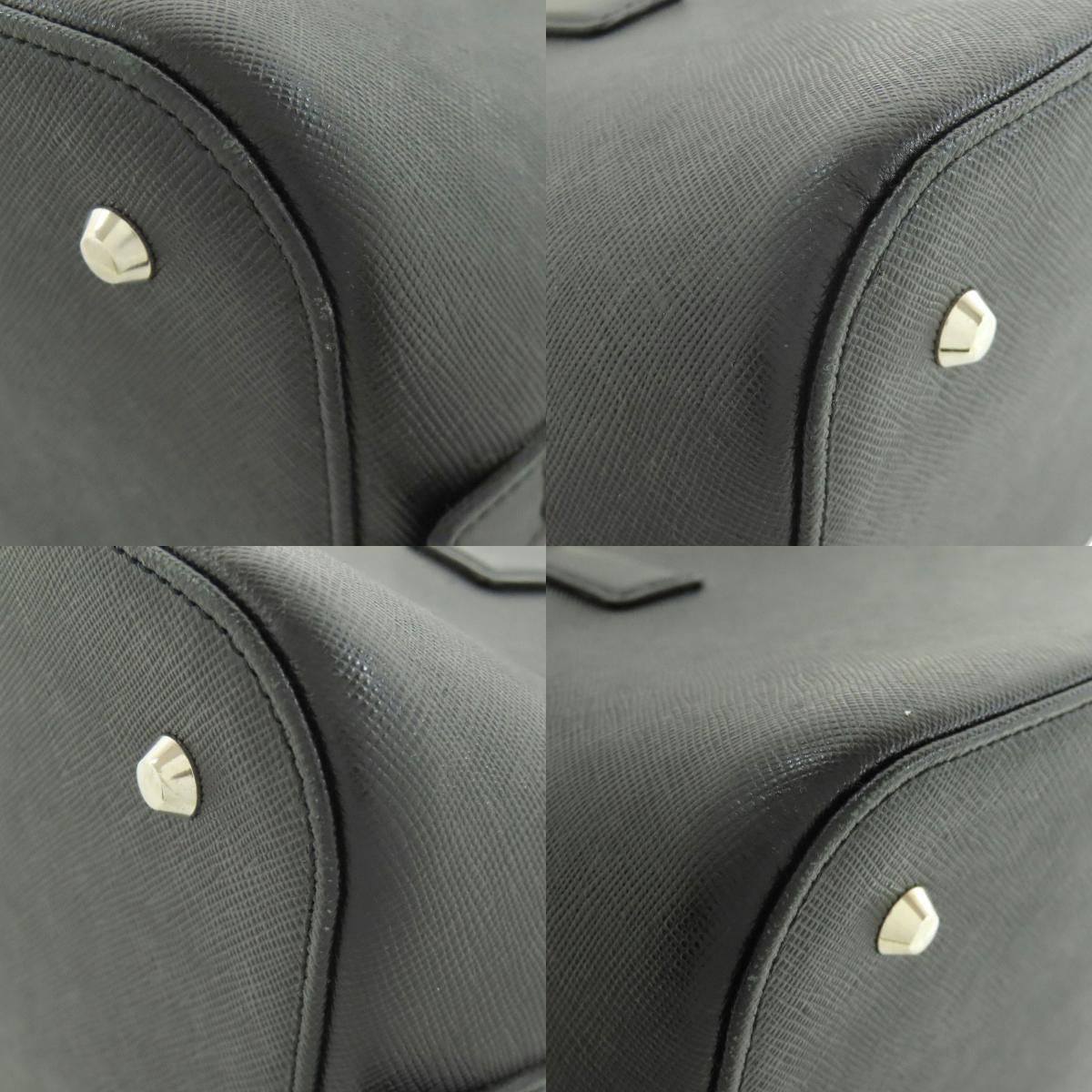 BURBERRY logo Handbag Leather Ladies [Used]