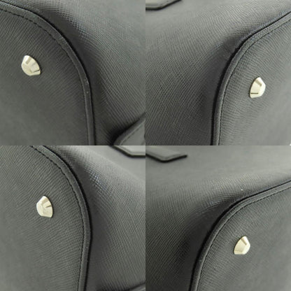 BURBERRY logo Handbag Leather Ladies [Used]