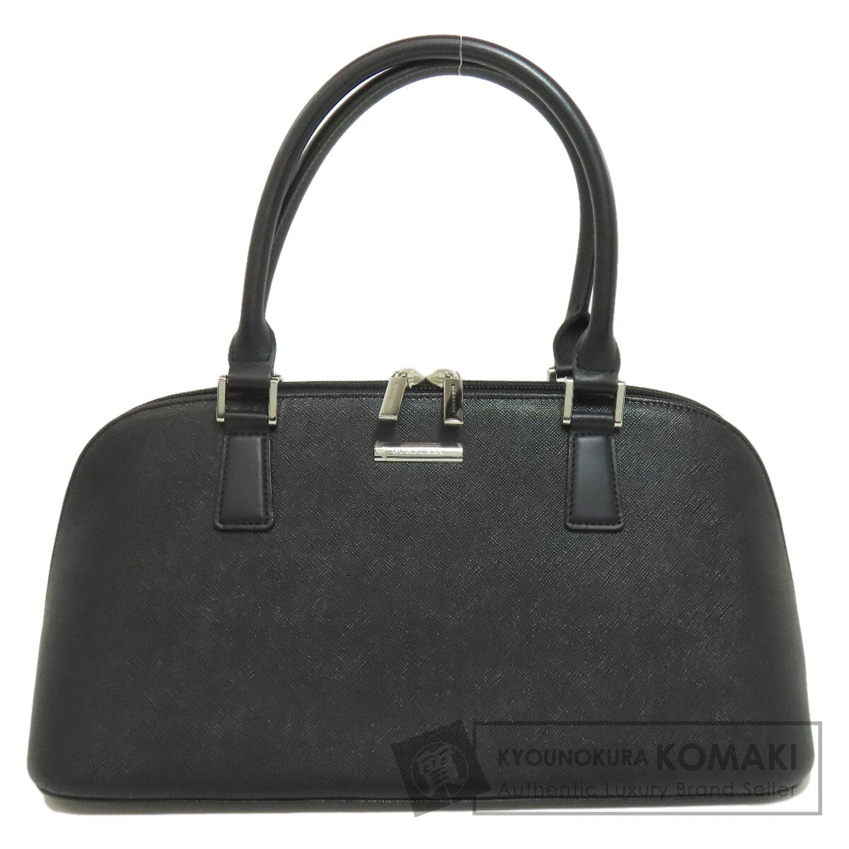 BURBERRY logo Handbag Leather Ladies [Used]