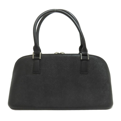 BURBERRY logo Handbag Leather Ladies [Used]