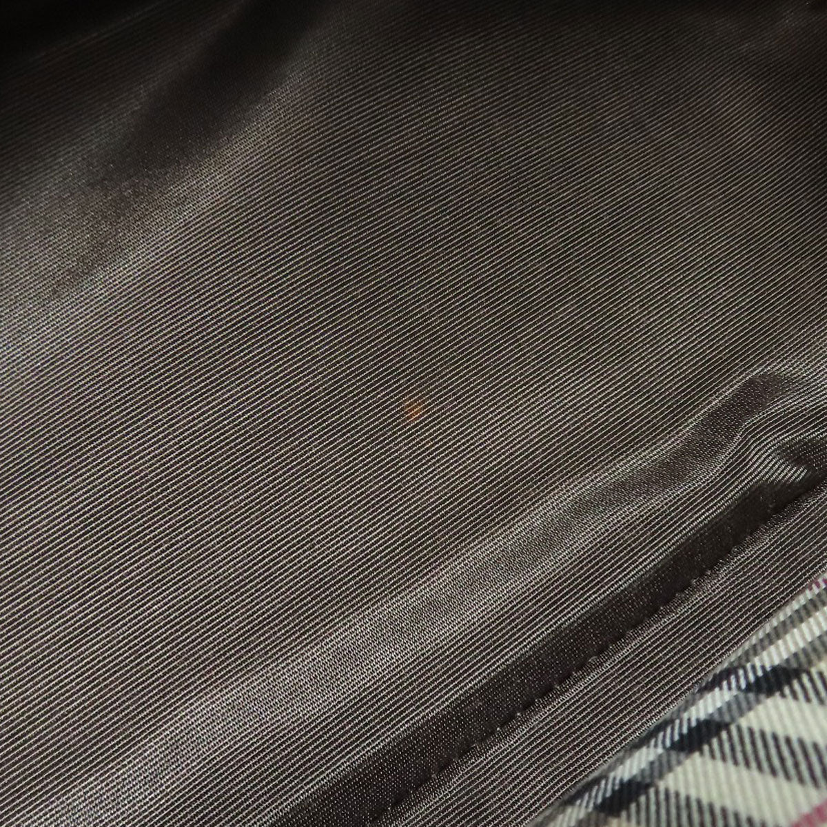 BURBERRY logo Handbag Leather Ladies [Used]