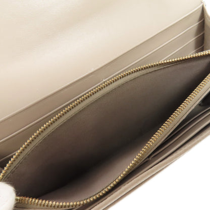 FENDI Ehuise Fendi Long wallet (with coin pocket) Leather Ladies [Used]