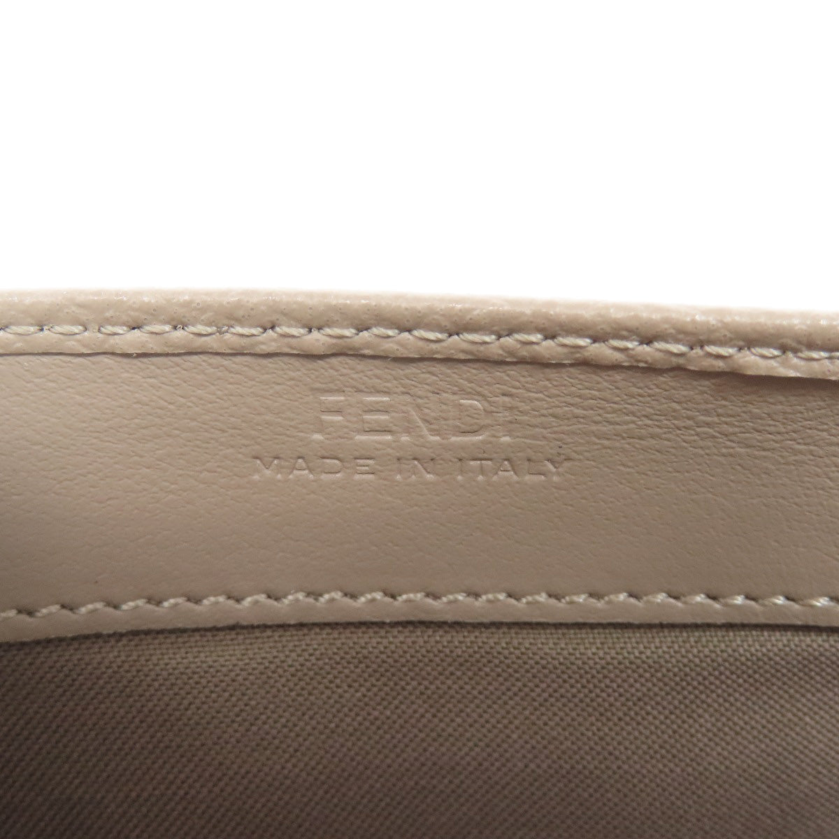 FENDI Ehuise Fendi Long wallet (with coin pocket) Leather Ladies [Used]