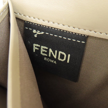 FENDI Ehuise Fendi Long wallet (with coin pocket) Leather Ladies [Used]