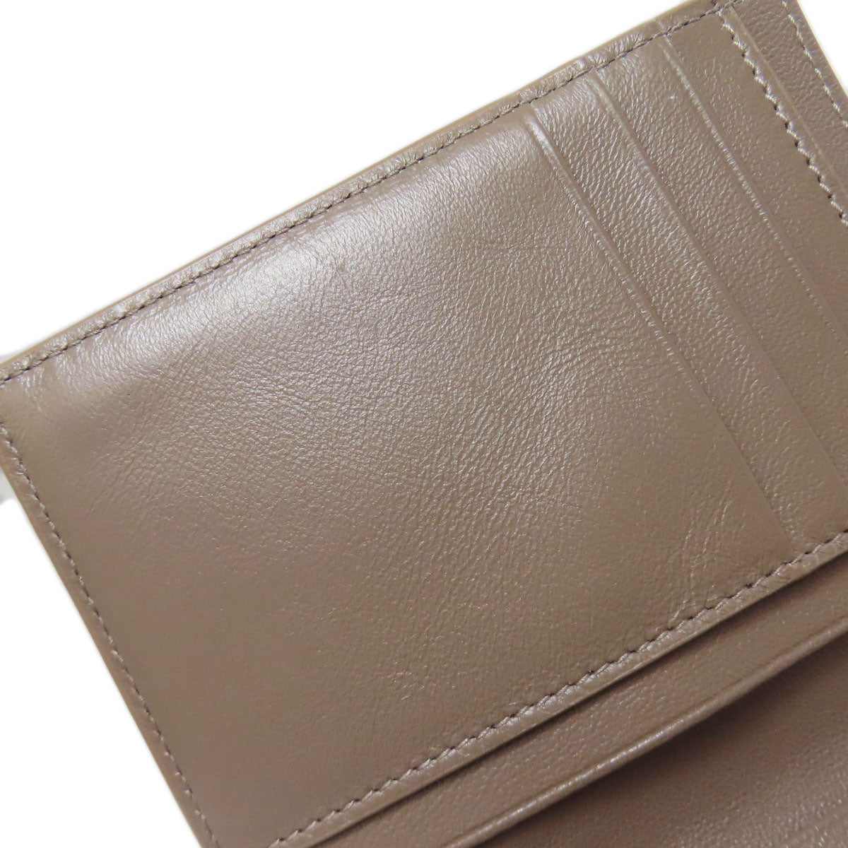 BALENCIAGA 753762 logo Bifold Wallet with Coin Pocket Leather Ladies [Used]