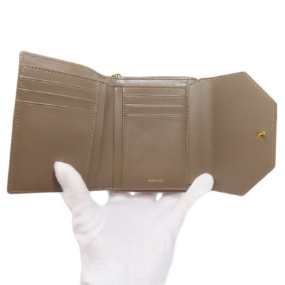 BALENCIAGA 753762 logo Bifold Wallet with Coin Pocket Leather Ladies [Used]