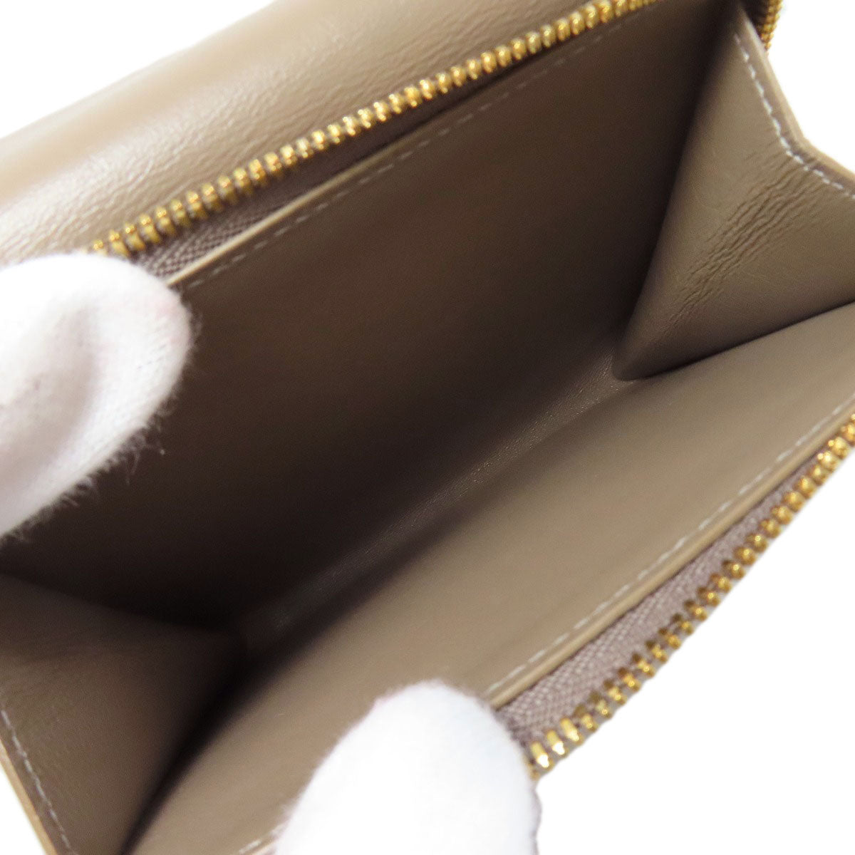 BALENCIAGA 753762 logo Bifold Wallet with Coin Pocket Leather Ladies [Used]