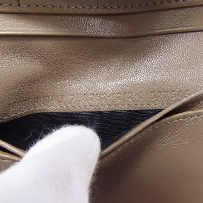 BALENCIAGA 753762 logo Bifold Wallet with Coin Pocket Leather Ladies [Used]