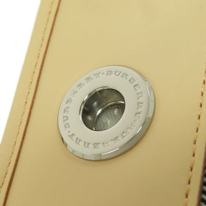 BURBERRY Stripe Handbag Canvas Ladies [Used]