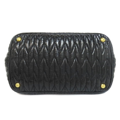 ミュウミュウ リボン 2WAY ハンドバッグ カーフ レディース 【中古】【MIUMIU】