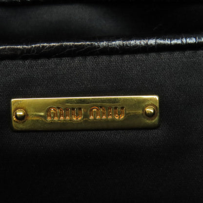 ミュウミュウ リボン 2WAY ハンドバッグ カーフ レディース 【中古】【MIUMIU】