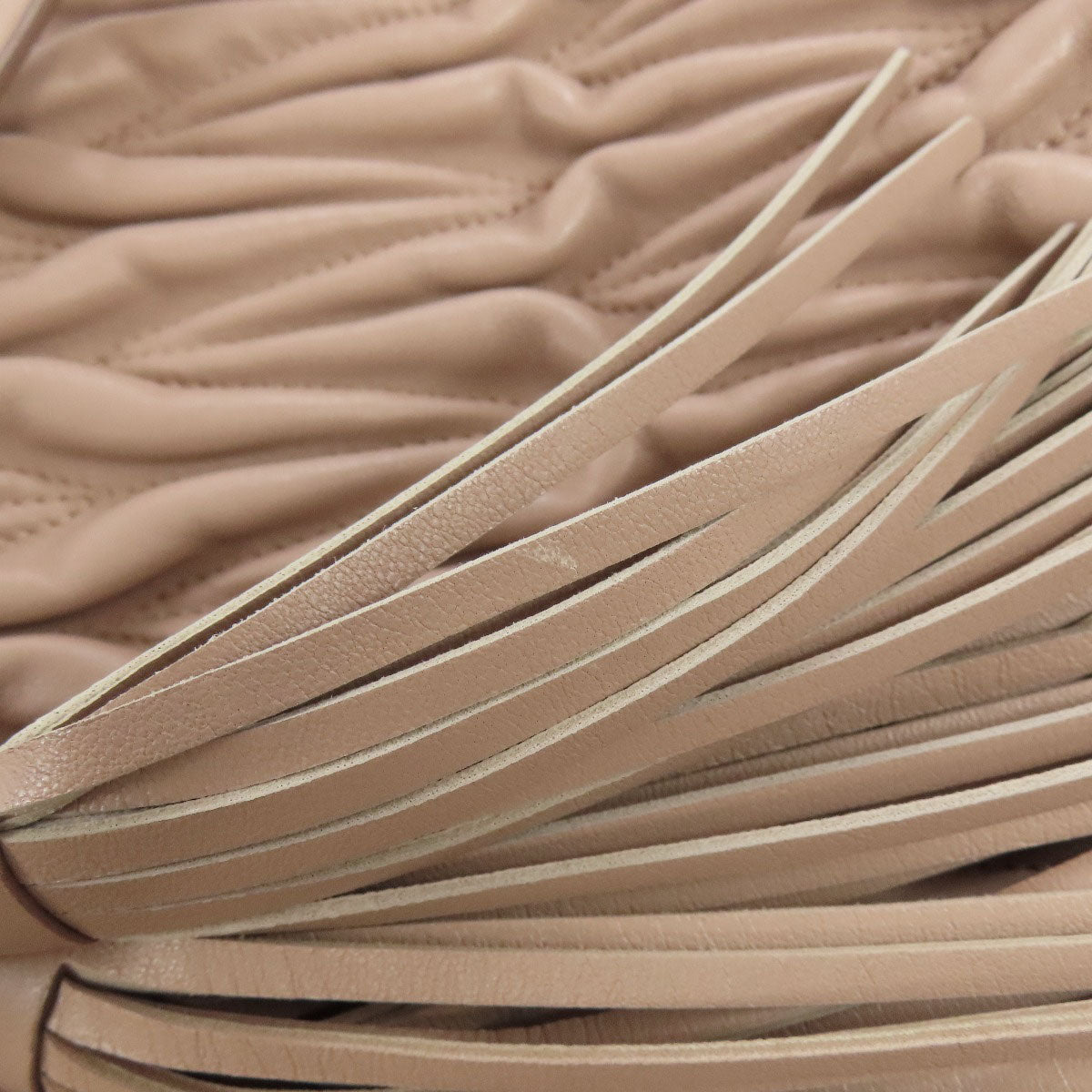 MIUMIU one belt matelasse 2WAY Shoulder Bag Leather Ladies [Used]