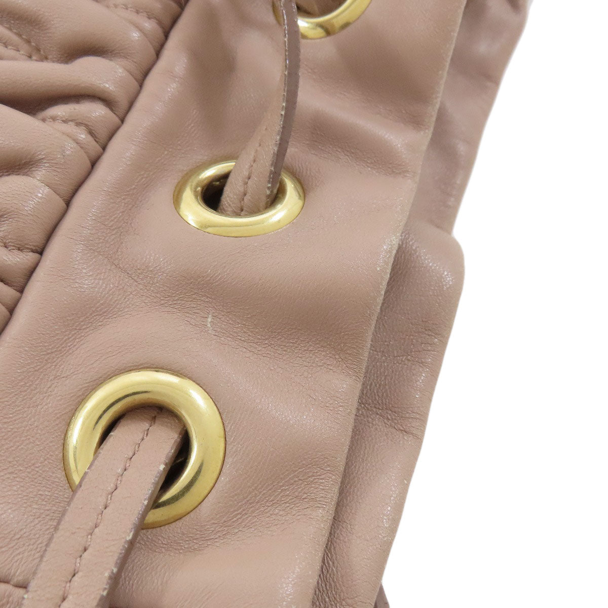 MIUMIU one belt matelasse 2WAY Shoulder Bag Leather Ladies [Used]