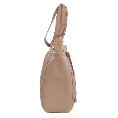 MIUMIU one belt matelasse 2WAY Shoulder Bag Leather Ladies [Used]