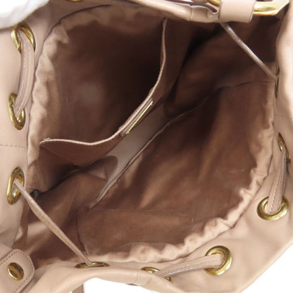 MIUMIU one belt matelasse 2WAY Shoulder Bag Leather Ladies [Used]