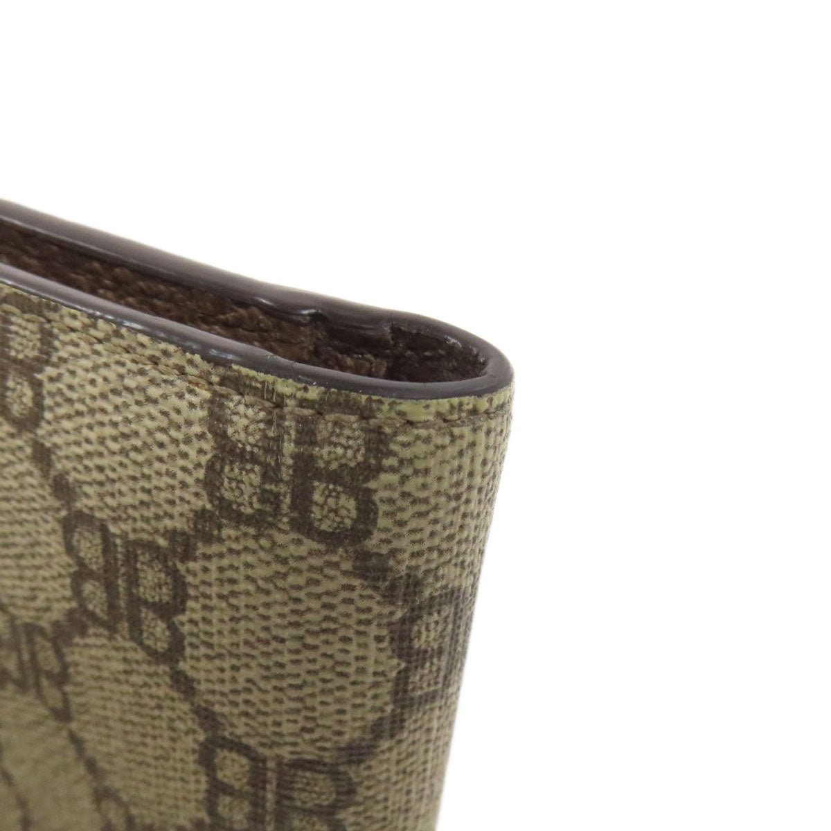 BALENCIAGA 680403 gucci collaboration Bifold Wallet with Coin Pocket PVC Ladies [Used]